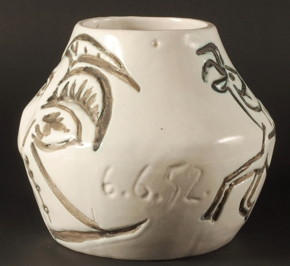 Vase aux chèvres