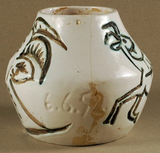 Vase aux chèvres